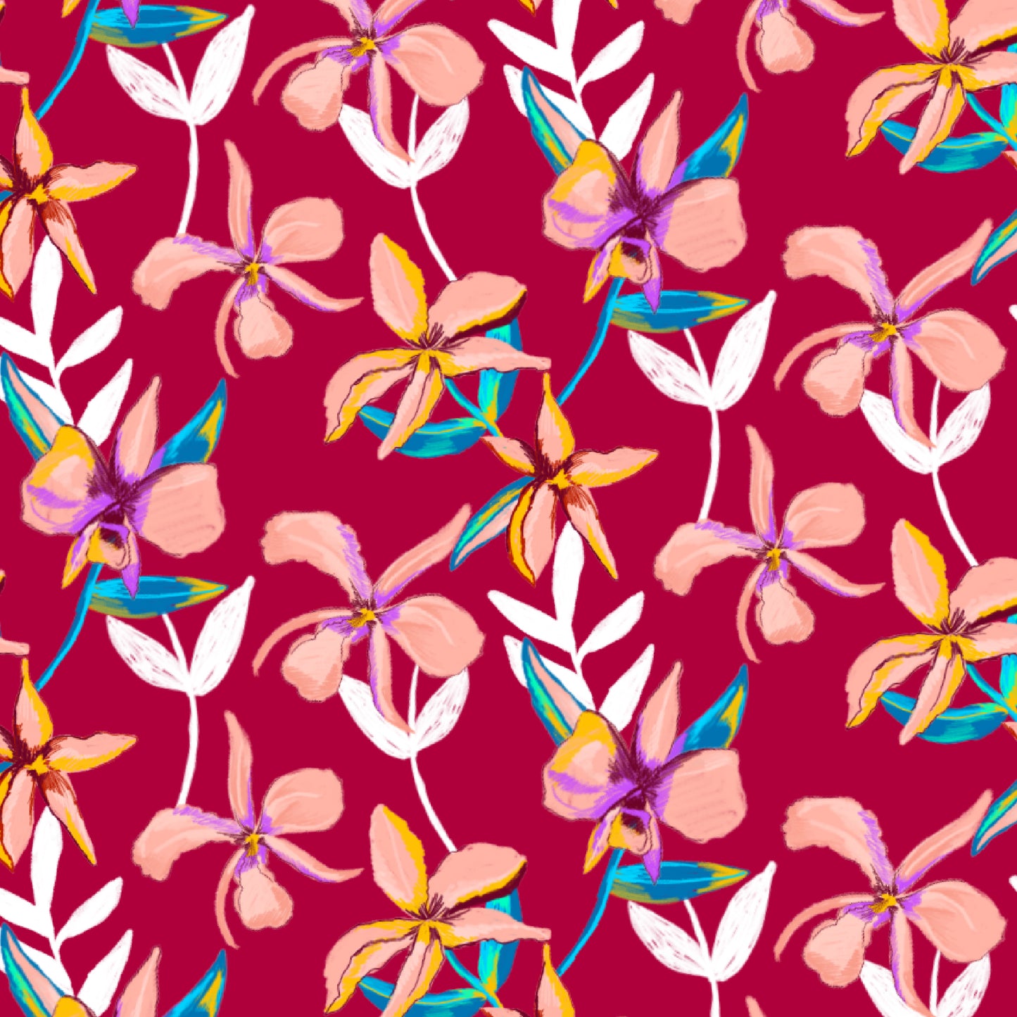 Orquídeas pintadas